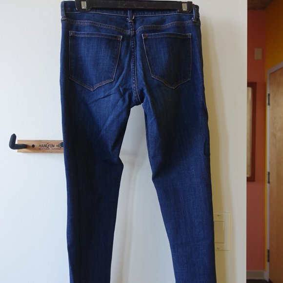 BR premium denim jeans 28 Petite 28P Skinny Ankle stretch  mid-rise Medium wash - Picture 9 of 16